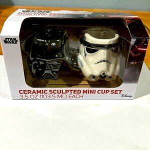 Disney Star Wars Vader and Stormtrooper Ceramic Mug Set